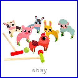 1 Set of Kids Lawn Games Wooden Lawn Games Wood Sports Toys