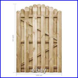 vidaXL Picket Fence Posts FSC Impregnated Pinewood 110cm Palisade Barrier 