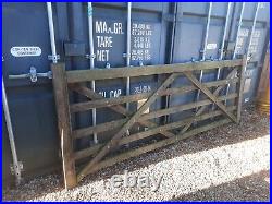 10ft 5 Bar Wooden Gate Hinges and Latch. Salvage Reclaim Reuse