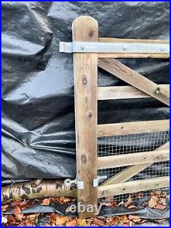 12ft wooden field gate