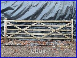 12ft wooden field gate