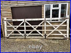 14ft Vintage wooden Rail Way Gate