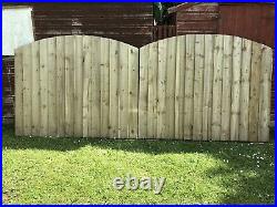 1800x1800mm Pair Of Large Wooden Driveway Gates (6ftx6ft)