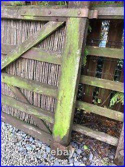 2 x wooden farm gates