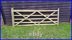 3 Metre wide 5 bar Somerset driveway field wooden gate