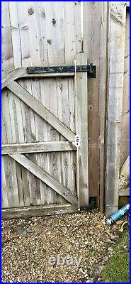 3m wide Wooden Driveway Gates, Double Gates, Ironmongery included