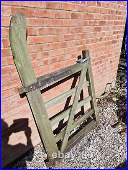 5 Bar Garden Timber Wood Wooden Curved Heel Entrance Hanging Gate Ranch Style