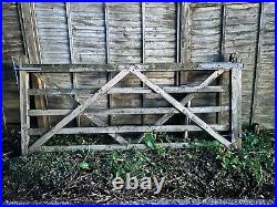 5 Bar Wooden Driveway Field Gate 9ft