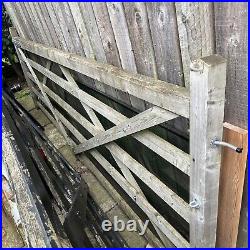 5 Bar Wooden Field Gate