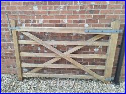 5 Bar Wooden Gate, Approx 6ft used With some Hardware