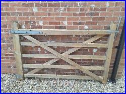 5 Bar Wooden Gate, Approx 6ft used With some Hardware