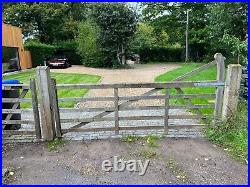 5 bar driveway field wooden gate 304cm x 110.5cm