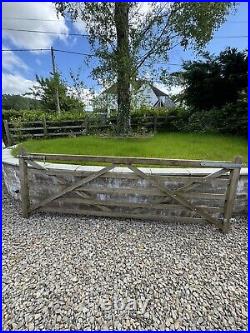 5 bar driveway field wooden gate with posts Used