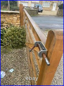 5 bar wooden gate, Farm Gate Paddock Field Garden Entrance 12' Foot Solid Heavy