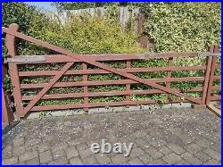 5 bar wooden gate (Pair)