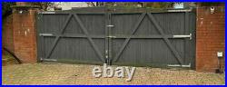 5m Wooden driveway gates. Over 15ft