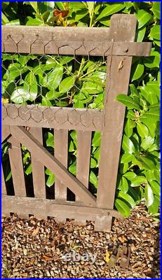 A Pair of Wooden Gates Total width 213.5 cm / 7ft Garden Gates