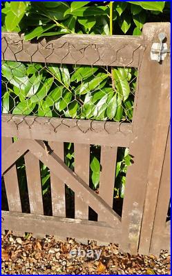 A Pair of Wooden Gates Total width 213.5 cm / 7ft Garden Gates