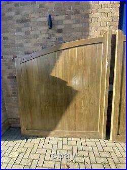 ACOYA WOODEN GATES 4 Metres Wide X 2 Metres High