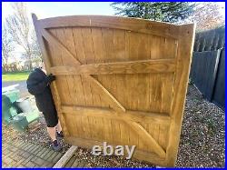 ACOYA WOODEN GATES 4 Metres Wide X 2 Metres High