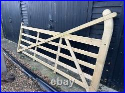 AJ Charlton 5 bar wooden gate