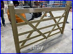 Additional Rail Planed Wooden Gate 2.1m W x 1.2m H CLEARANCE