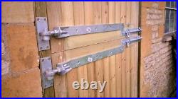 Adjustable hook and band hinges wooden gates fencing driveway gates landscaping