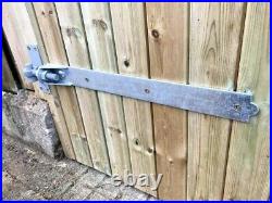 Adjustable hook and band hinges wooden gates fencing driveway gates landscaping
