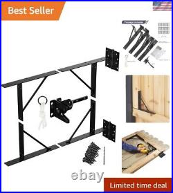 Anti Sag Gate Kit Heavy Duty No Sag Kit for Wooden Gate Fence with a Gate Latch