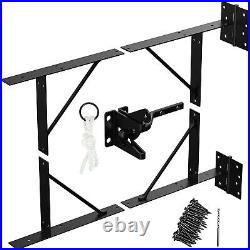 Anti Sag Gate Kit Heavy Duty No Sag Kit for Wooden Gate Fence with a Gate Latch