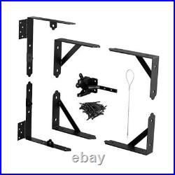 Anti Sag Gate Kit for Wooden Fence, Gate Corner Brace Bracket Gate Frame 1 set