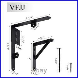 Anti Sag Gate Kit for Wooden Fence, Gate Corner Brace Bracket Gate Frame 1 set