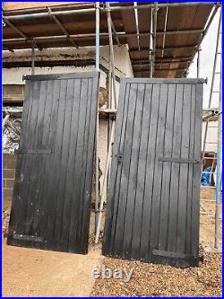 Black, Used Garage/driveway Gates-2 Sets Available-1.24 Mts Wide X 2.63mts High