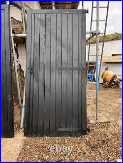 Black, Used Garage/driveway Gates-2 Sets Available-1.24 Mts Wide X 2.63mts High