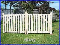 Budget RedWood Wooden Driveway Pair of Gates 3ft 6 high
