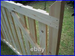 Budget Single Wooden Driveway Gate. 4ft x 2ft 6 6ft