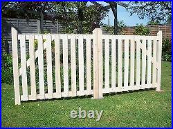 Budget Wooden Driveway Pair of Gates 3ft 6 high