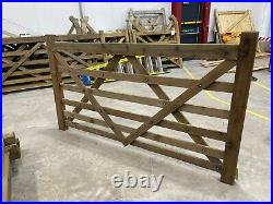 Diamond Brace Wooden Field Gates 213 cm x 120 cm CLEARANCE