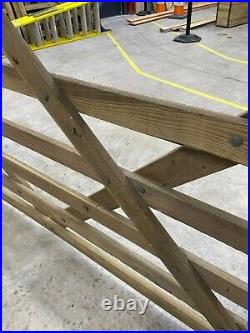 Diamond Brace Wooden Field Gates 213 cm x 120 cm CLEARANCE