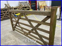 Diamond Brace Wooden Field Gates 213 cm x 120 cm CLEARANCE