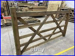 Diamond Brace Wooden Field Gates 213 cm x 120 cm CLEARANCE