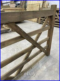 Diamond Brace Wooden Field Gates 213 cm x 120 cm CLEARANCE