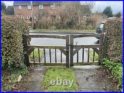 Double front drive gates wooden good condition single drive