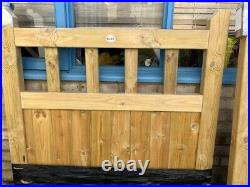 Double garden gates wooden new 1200mm wide per panel