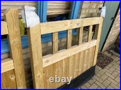 Double garden gates wooden new 1200mm wide per panel