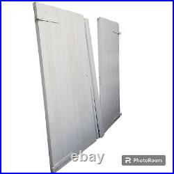 Double wooden gates, width can be extended, 200cm\215cm-180cm