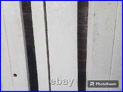 Double wooden gates, width can be extended, 200cm\215cm-180cm h