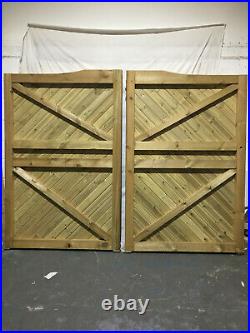 Drayton Tall Single Timber Gargen Gates 750mm Wide x 1800mm High wood wooden DR50