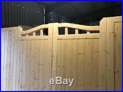 Driveway Gates Bifold Wooden Gate Matching Panels Bifolding Fence Infill Panel