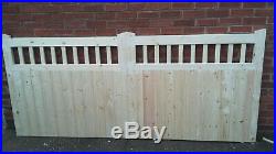 Driveway Gates Wooden Double entrance Gates Cottage style custom made service